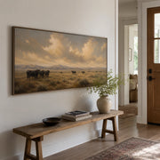 Vintage Americana Art | Where the Sky Learns Silence