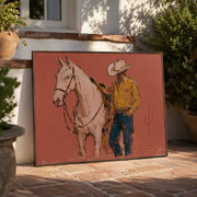 POP Art | Quiet Geometry of the White Mustang