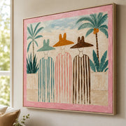Vintage Americana Art | Beneath the Palms