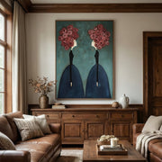 Surreal Art | Floral Crown Sisters