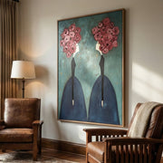 Surreal Art | Floral Crown Sisters
