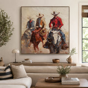 Vintage Americana Art | The Gathering of the Untamed Horizon