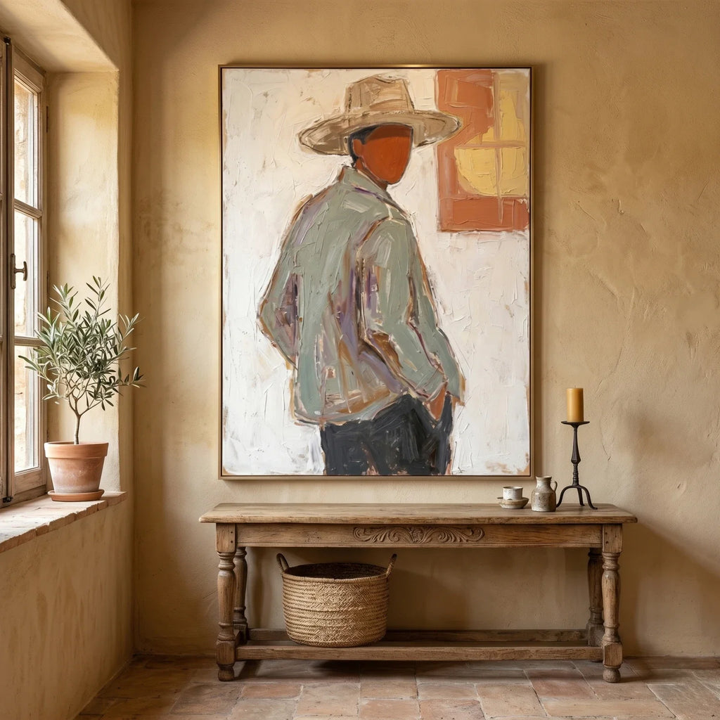 Vintage Americana Art | Desert Silence