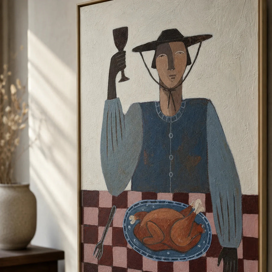 Vintage Americana Art | Toast to Harvest