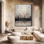 Wabi-Sabi Art | Raw Darkened Strata