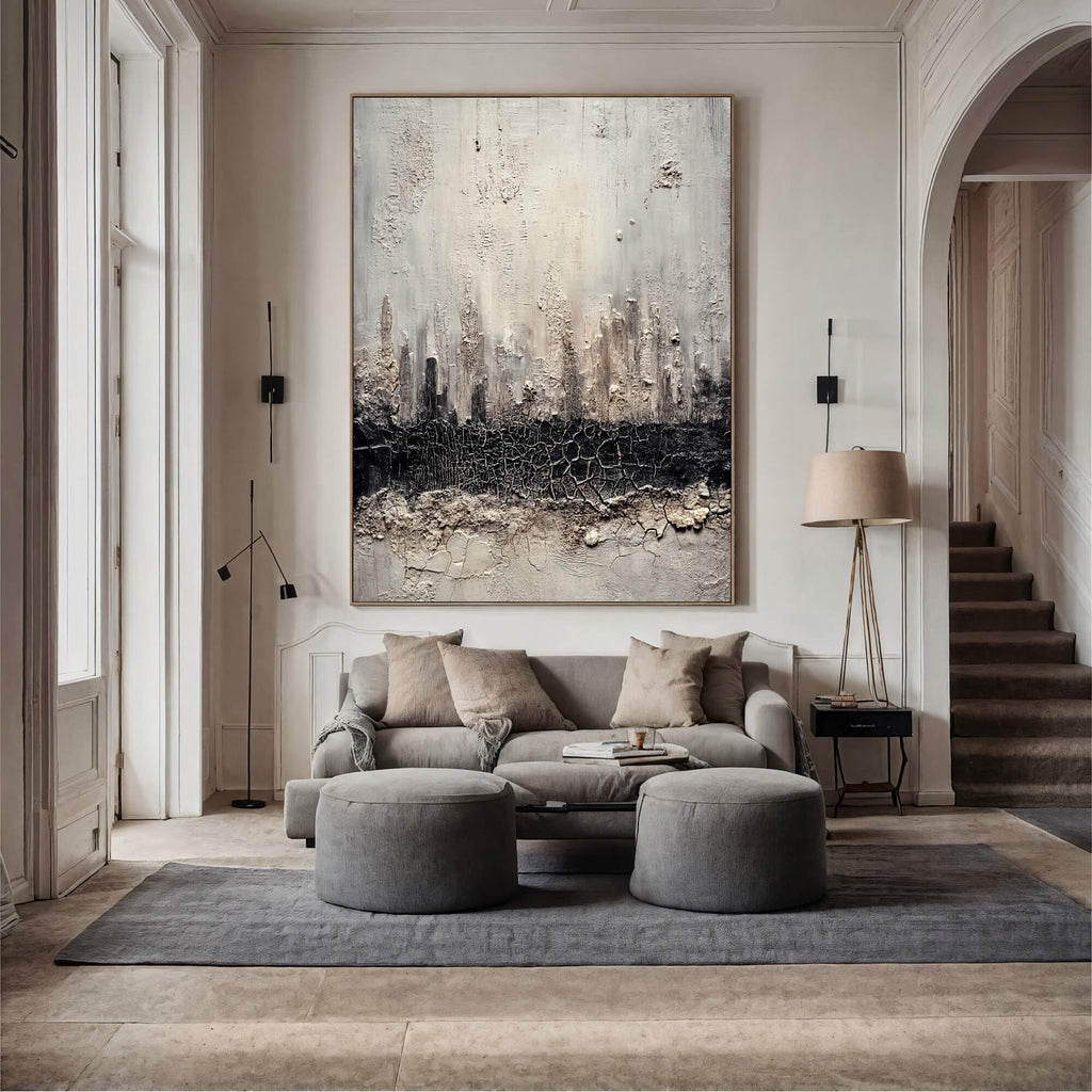 Wabi-Sabi Art | Raw Darkened Strata