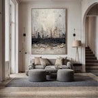 Wabi-Sabi Art | Raw Darkened Strata
