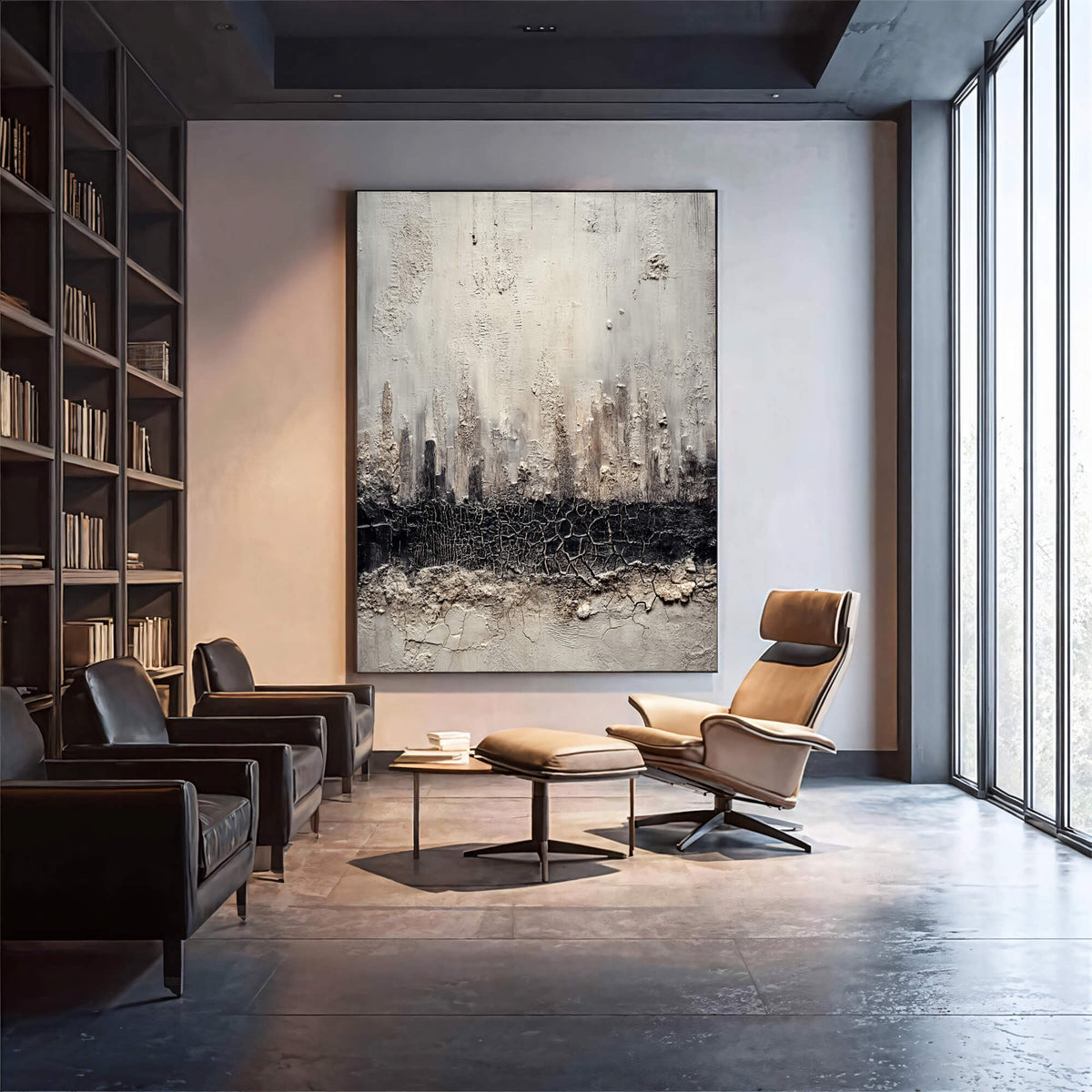 Wabi-Sabi Art | Raw Darkened Strata