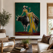 POP Art | Emerald Equinox of Untamed Grace