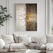 Wabi-Sabi Art | Cracked Wall Divide