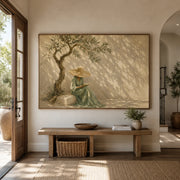Vintage Americana Art | Where the Light Learns Silence