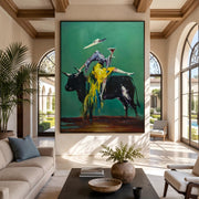 POP Art | Velvet Toast of the Emerald Bull
