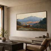 Vintage Americana Art | Valley Golden Glow