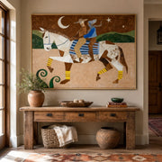 Vintage Americana Art | Moonlit Passage