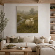 Vintage Americana Art | Valley Wool Ewe