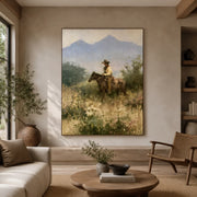 Vintage Americana Art | Wildflower Trail