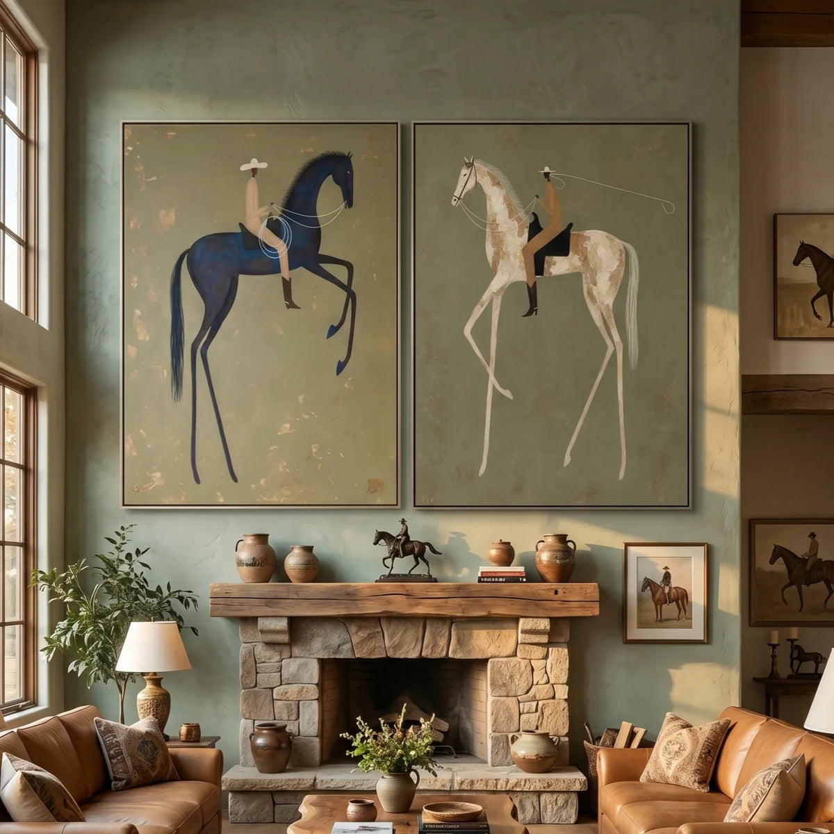 Vintage Americana Art | Saddle Hymn