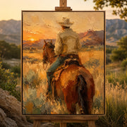 Vintage Americana Art | Where the Day Falls Quiet