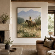 Vintage Americana Art | Wildflower Trail