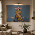 Vintage Americana Art | Western Lady’s Sip-1