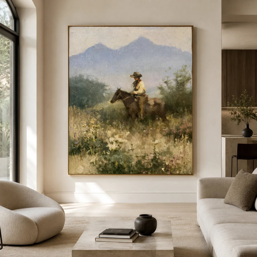 Vintage Americana Art | Wildflower Trail