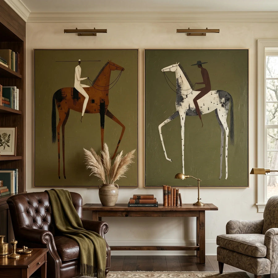 Vintage Americana Art | Olive Gallop