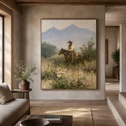 Vintage Americana Art | Wildflower Trail