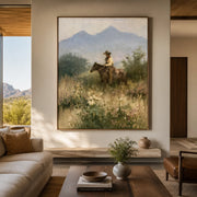 Vintage Americana Art | Wildflower Trail