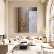 Wabi-Sabi Art | Textured Earth Divide