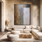 Wabi-Sabi Art | Textured Earth Divide