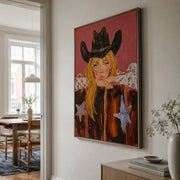 POP Art | Starry Cowgirl Portrait