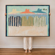 Vintage Americana Art | Where the Tide Remembers Us