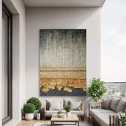 Wabi-Sabi Art | Cracked Layered Strata
