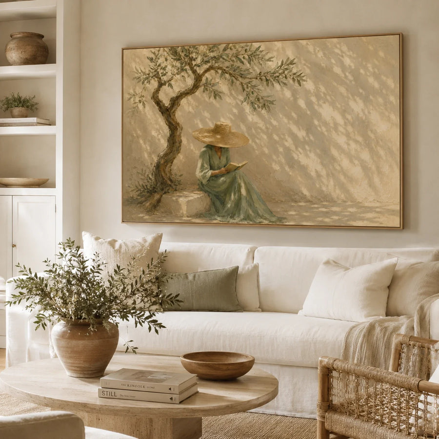 Vintage Americana Art | Where the Light Learns Silence