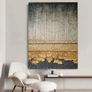 Wabi-Sabi Art | Cracked Layered Strata
