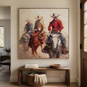 Vintage Americana Art | The Gathering of the Untamed Horizon