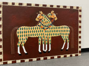 Vintage Americana Art | Spotted Horses