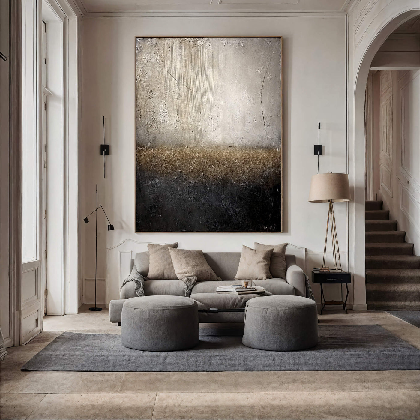 Wabi-Sabi Art | Weathered Horizon Wash