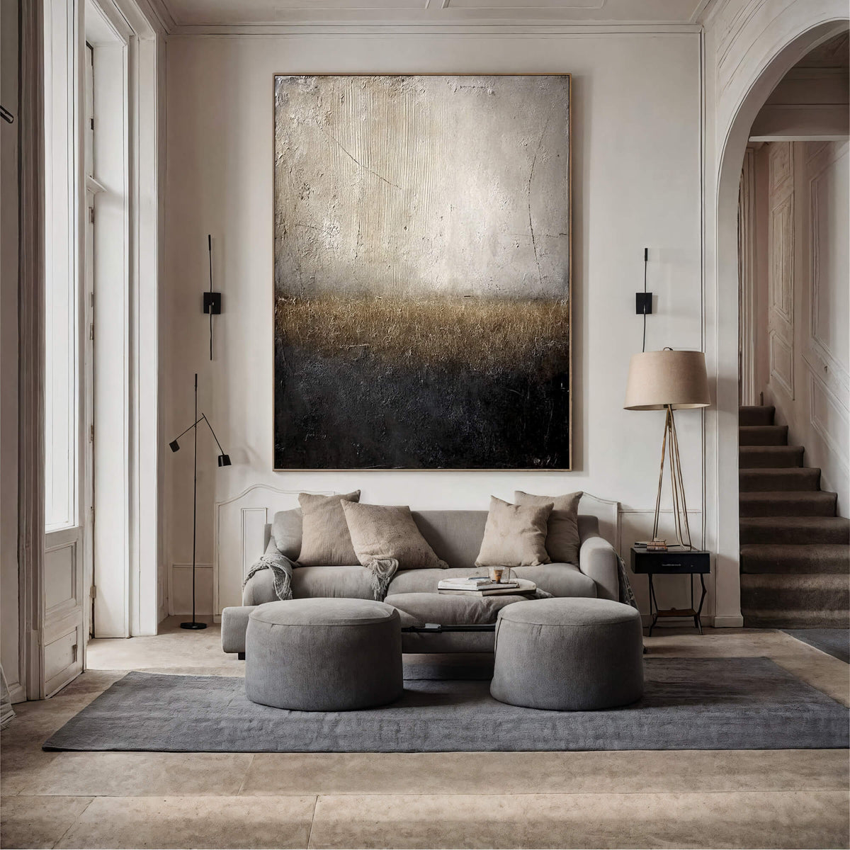 Wabi-Sabi Art | Weathered Horizon Wash