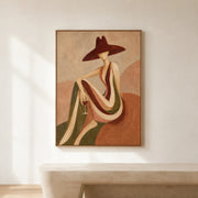 Vintage Americana Art | Terracotta Wine Reverie