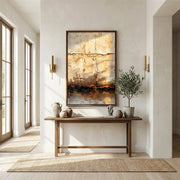 Abstract Art | Sunlit Patina Echo