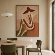 Vintage Americana Art | Terracotta Wine Reverie