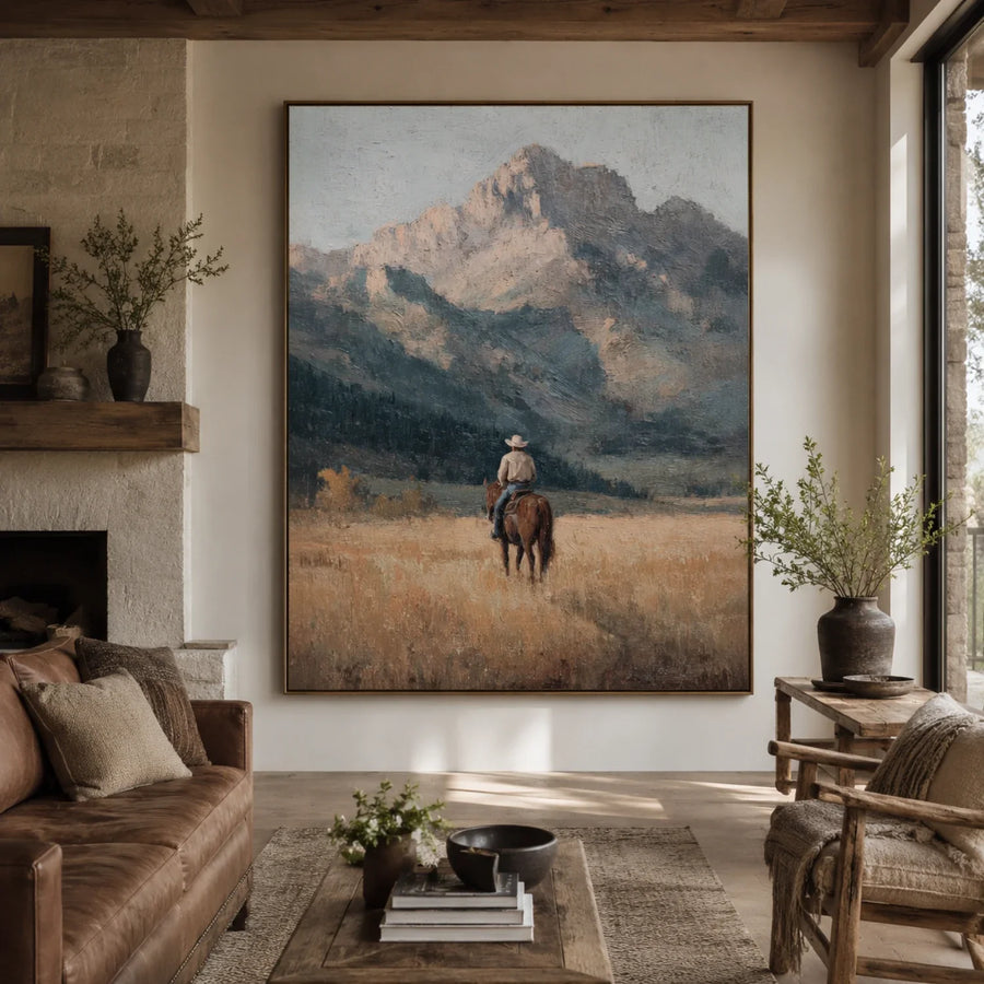 Vintage Americana Art | Wilderness Solitude