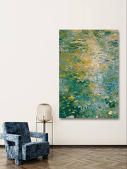 Impressionist Art | Emerald Water Glow