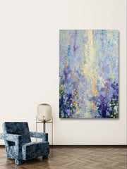 Impressionist Art | Lavender Light Burst