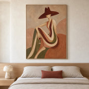 Vintage Americana Art | Terracotta Wine Reverie