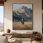 Vintage Americana Art | Wilderness Solitude