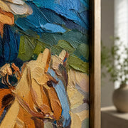 Vintage Americana Art | Brushstroke Rider