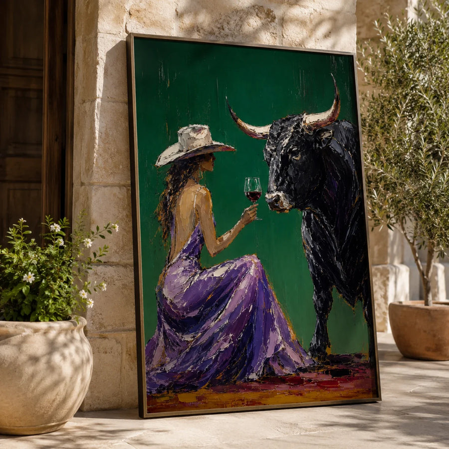 POP Art | Bull Wine Salute