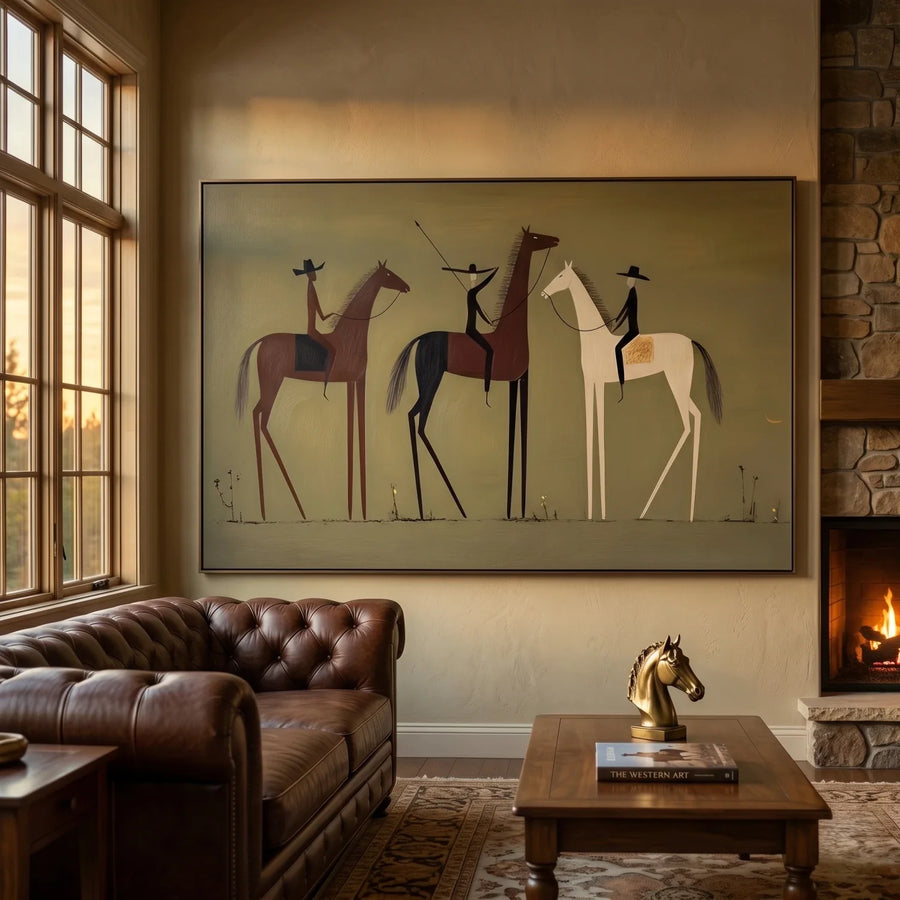 Vintage Americana Art | Frontier Echo